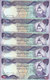 IRAQ 10 DINARS 1981 1982 P-71 LOT X5 EF/XF CRISP NOTES */* - Iraq