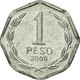Monnaie, Chile, Peso, 2008, Santiago, TTB, Aluminium, KM:231 - Chile