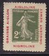 PUBLICITE PORTE-TIMBRES SEMEUSE 2C "AIGLOLINE" NEUF - Other & Unclassified