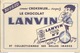 Buvard Chocolat Lanvin - Comme Crokenler Croquez - Bon état - Chocolat