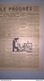 Journal Le Progrès 20 Octobre 1944 -  N° 30.074 - Authentique - 1 Feuille Recto-Verso - Autres & Non Classés