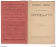 Manuel Esperanto 1928 9,5 X 15 Cm 32 Pages 1928 Très Bon état - Non Classés