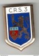 Insigne C.R.S. 3 - Ballard - Très Bon état - Police & Gendarmerie