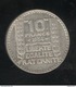 10 Francs Turin 1934 TTB+ - Autres & Non Classés