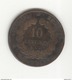 10 Centimes France 1881 A  - TTB - Autres & Non Classés