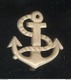 Badge Plastique Ancien Ancre De Marine - Autres & Non Classés