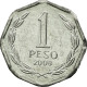 Monnaie, Chile, Peso, 2008, Santiago, TTB, Aluminium, KM:231 - Chili