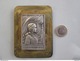 Plaque De Métal Embouti Sancta Joanna De Arc- Jeanne D'arc - Autres & Non Classés