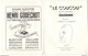 Programme Du Cabaret Le Coucou - Spectacle De Chansonniers - Circa 1950 - Programme