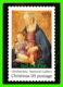 TIMBRES REPRESENTATIONS - CHRISTMAS - MADONNA AND CHILD,1470 - DOMENICO GHIRLANDAIO (1449-1494) - STAMP ISSUE, 1975 - - Timbres (représentations)