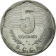 Monnaie, Costa Rica, 5 Colones, 1989, TTB, Stainless Steel, KM:214.1 - Costa Rica