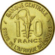 Monnaie, West African States, 10 Francs, 1975, SUP, Aluminum-Nickel-Bronze - Costa De Marfil