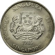 Monnaie, Singapour, 20 Cents, 1986, British Royal Mint, SUP, Copper-nickel - Singapour