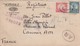 COVER USA. 1937.  DUPONT NEW-YORK REGISTERED TO CANNES FRANCE. STAMPS 20c + 5c PERFIN - Lettres & Documents