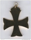 Grand Pendentif Croix De Malte émaillé 7 X 6 Cm - Freimaurerei