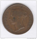 1 Centime Etablissement De L'Inde / India Straits 1862 - Inde