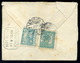 EPERJES 1919. Levél Hradzsin Bélyegekkel, "túlélő" Bélyegzéssel , Rábakethely Postaügynökségi Bélyegzéssel - Covers & Documents