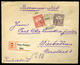 NAGYBOSSÁNY 1906. Ajánlott Levél Németországba Küldve - Covers & Documents