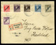 POZSONY 1918.12.  Dekoratív Ajánlott Levél Karlsbad-ba Küldve - Covers & Documents