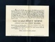 GÉBERJÁN 1907. Gyászjelentés, Postaügynökségi Bélyegzéssel, Báró Uray Klára, Jékely Mórné - Covers & Documents