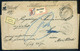 MEZŐKÖVESD 1897. Érdekes, Egerből Visszaküldött, Ajánlott Portómentes Levél / 1897 Interesting Porto Free Letter Returne - Gebraucht