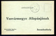 BODÓHEGY / Bodonci. Érdekes  I. VH-s Rekvirálási Levelezőlap Szombathelyre Küldve  /  1916 Interesting WW I Requisition - Slovenia
