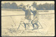 BUDAPEST 1901. Tandem Kerékpárosok , Régi Fotós Képeslap  /  1901 Tandem Cyclists Photo Vintage Pic. P.card - Hungary