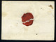 FIUME 1824. Dekoratív Portós Levél, Kék Bélyegzéssel Szamoborba Küldve  /  1824 Decorative Unpaid Letter Blue Pmk To Sza - Croacia