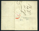 ZENGG 1839. Szép, Portós Levél, Tartalommal Kék Bélyegzéssel Velencébe Küldve  /  1839 Nice Unpaid Letter Cont. Blue Pmk - Croatia