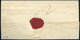 ZENGG 1841. Portós Levél , Piros, Keretes "ZENGG FRANCO" Bélyegzéssel Zágrábba Küldve  /  1841 Unpaid Letter, Red Framed - ...-1867 Vorphilatelie