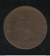 Half Penny Angleterre 1861 Victoria TB - C. 1/2 Penny