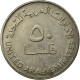 Monnaie, United Arab Emirates, 50 Fils, 1973/AH1393, British Royal Mint, TB+ - Emirati Arabi