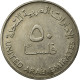 Monnaie, United Arab Emirates, 50 Fils, 1973/AH1393, British Royal Mint, TB+ - Emirats Arabes Unis