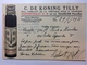 FRANCE 1931 Postcard - To Haarlem - C.de Koning Tilly - Harlemensis Illustration - Other & Unclassified