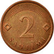 Monnaie, Latvia, 2 Santimi, 2009, TTB, Copper Clad Steel, KM:21 - Latvia