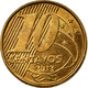 Monnaie, Brésil, 10 Centavos, 2012, TTB, Bronze Plated Steel, KM:649.2 - Brazil