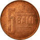 Monnaie, Roumanie, 5 Bani, 2010, Bucharest, TTB, Copper Plated Steel, KM:190 - Roumanie