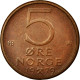 Monnaie, Norvège, Olav V, 5 Öre, 1979, TTB, Bronze, KM:415 - Norvège