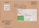 1979 Aangetekende Envelop 16 X 23 Cm Uit Zwitserland Met O.a. VRIJ VAN BELASTING, GEEN INKLARINGSRECHT AMSTERDAM - Poststempels/ Marcofilie