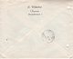 234.X.1945 Aangetekende Brief Met  2x Herrijzend Nederland En Wilhelminazegel Van Amsterdam Naar Kandersteg (perforatieg - Brieven En Documenten