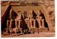 U3878 Nice Stamp 1986 On Postcard EGYPT, THE TEMPLE OF ABU SEMBEL - BOLLO O FRANCOBOLLO STORIA POSTALE - Tempels Van Aboe Simbel