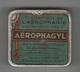 PHARMACIE - BOITE EN METAL AEROPHAGYL - TRAITEMENT DE L'AEROPHAGIE PAR LES COMPRIMES - LABORATOIRES G. BEYTOUT PARIS - Boîtes