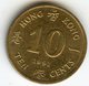 Hong Kong 10 Cents 1991 KM 55 - Hong Kong