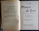 K. Seguin - Plaisir De Lire - De La Lecture à La Rédaction - Librairie Hachette -   ( 1934 ) . - 6-12 Ans