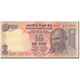 Billet, Inde, 10 Rupees, KM:89d, TTB+ - Inde