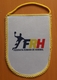 Pennant Handball Federation Of ROMANIA Flag Association 15x20.5cm Typ II. - Handball