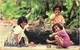 Maldives - MAL-C-24, Three Girls, Children, 2/02, Used As Scan - Maldives