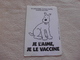 CARTE PUBLICITE ...VACCINATION DES CHIENS.. - Hergé