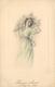 M.M. VIENNE N°276 (Munk)  - Heureuse Année, Portrait De Femme Aux Fleurs. - Vienne