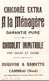 CHROMO  CHICOREE EXTRA A LA MENAGERE DUROYON & RAMETTE CAMBRAI  NOS CHASSEURS LA CHASSE AU MARAIS - Duroyon & Ramette